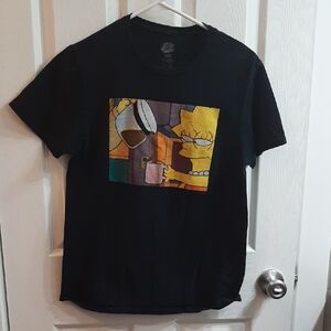 Rachel Simpson Black Graphic Tee